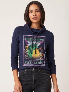 NWOT | Disney Louis & Gator "Jazz on the Bayou" Lightweight Hoodie | Small